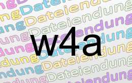 w4a Datei